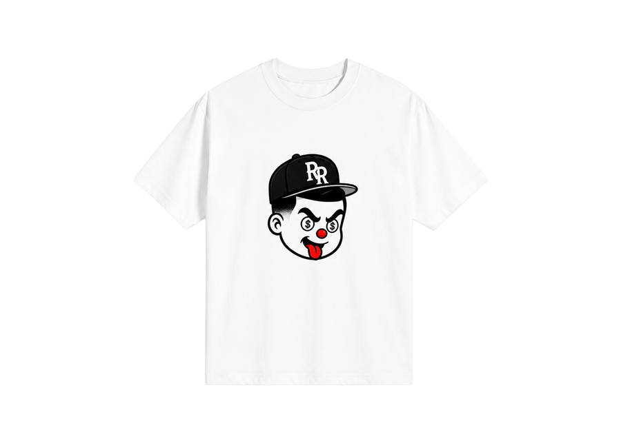 RISK TO BE RICH WHITE TEE