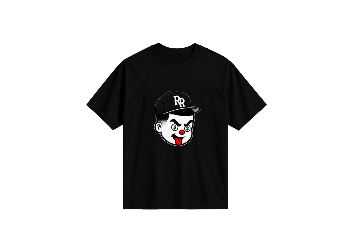 RISK TO BE RICH BLACK TEE